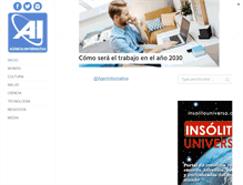 Tablet Screenshot of agenciainformativa.com